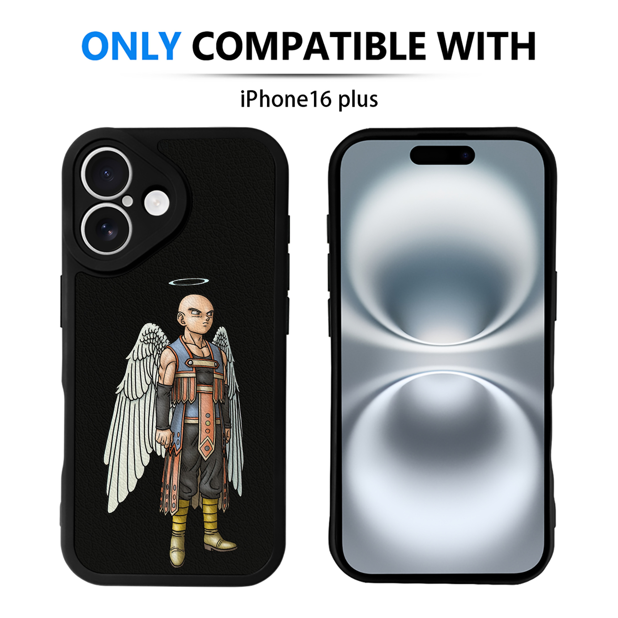 （画像用） ドラゴンクエスト Doragon Kuesuto Dragon Quest 【iPhone 16シリーズ対応】シリコンスマホケース（レザー調） 材質：シリコン
